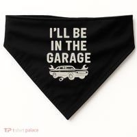 Garage Life: Perfect Gift for Dads USA-Made Doggie Bandana thumb 0
