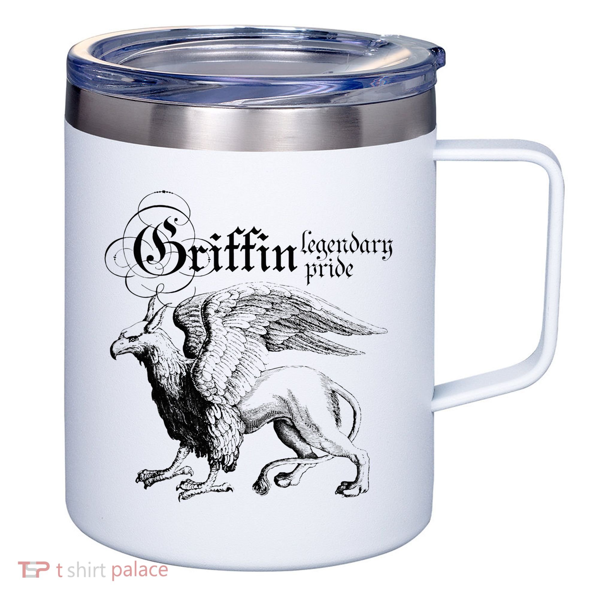 Griffin Legendary Pride Mythical Welsh Griffin 12oz Stainless Steel Coffee Mug