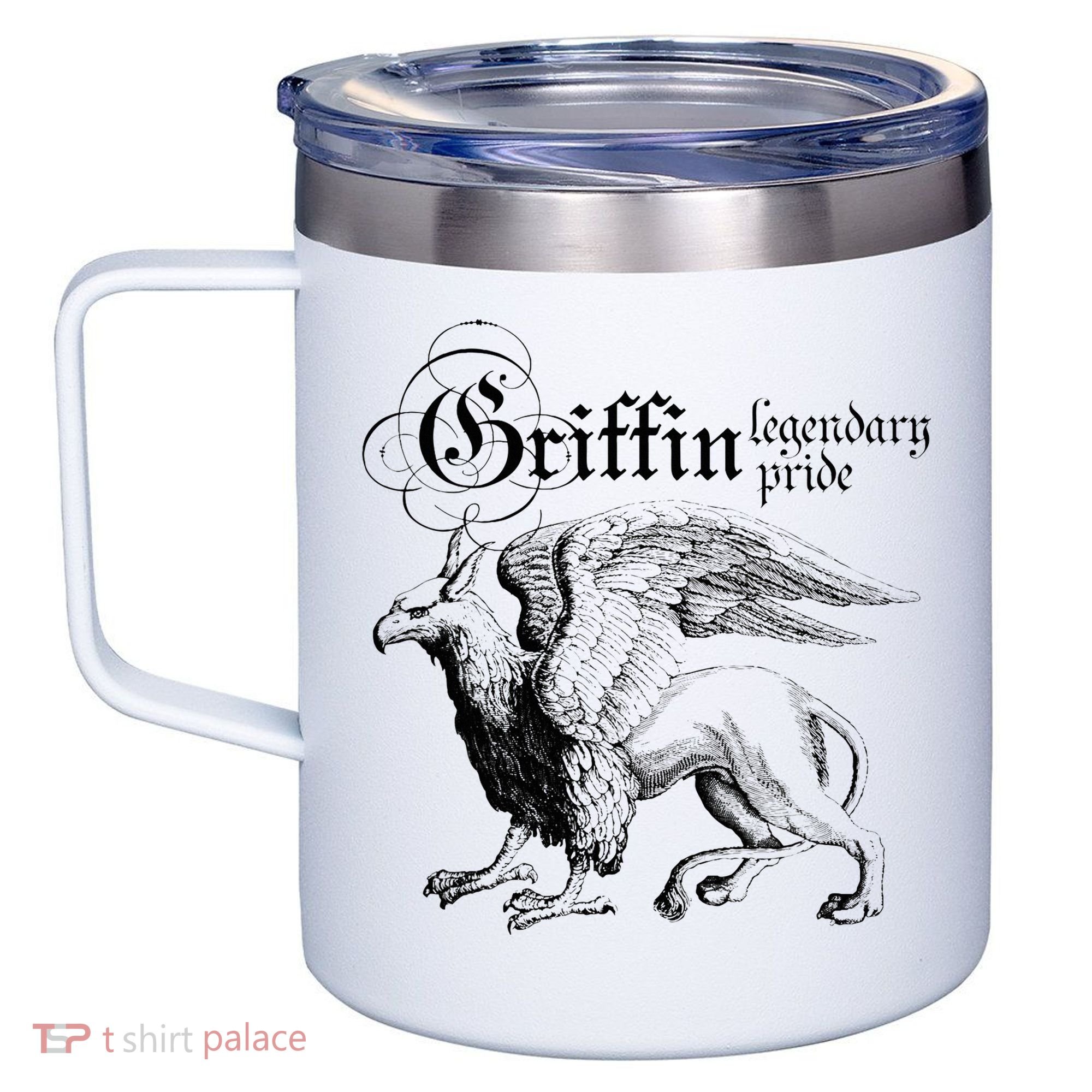Griffin Legendary Pride Mythical Welsh Griffin 12oz Stainless Steel Coffee Mug
