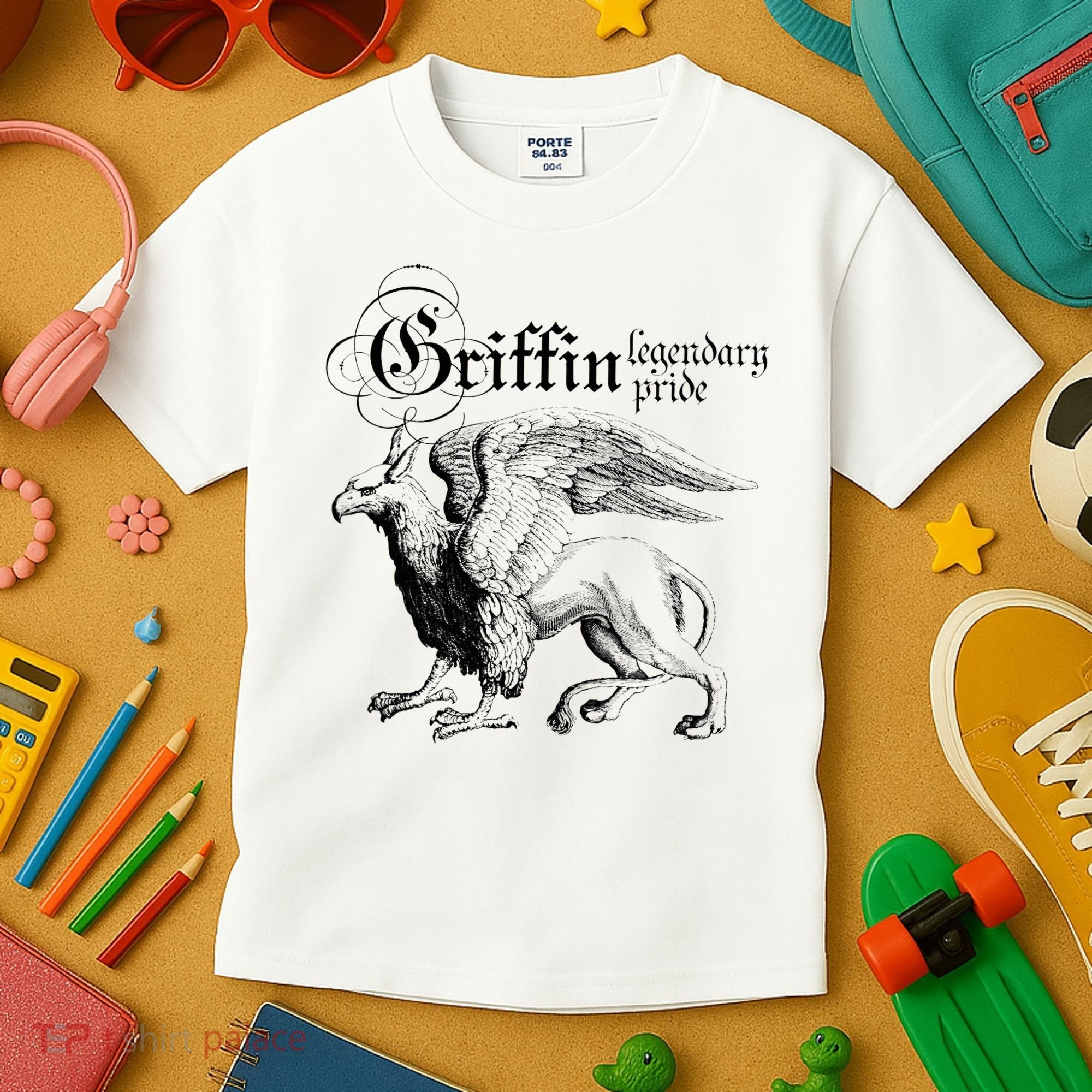 Griffin Legendary Pride Mythical Welsh Griffin Kids T-Shirt