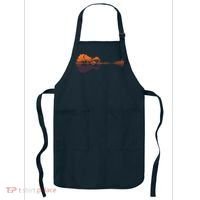 Guitar Lake Reflections Music And Guitar Lover Guitar Apron thumb 0