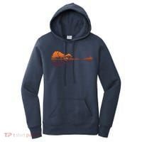 Guitar Lake Reflections Music And Guitar Lover Guitar Women's Hoodie thumb 0