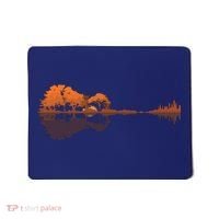 Guitar Lake Reflections Music And Guitar Lover Guitar Mousepad thumb 0