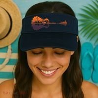 Guitar Lake Reflections Music And Guitar Lover Guitar Visor thumb 2
