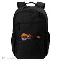 Guitar Lake Reflections Music And Guitar Lover Guitar Backpack thumb 0
