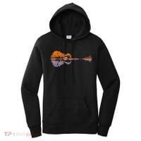 Guitar Lake Reflections Music And Guitar Lover Guitar Women's Hoodie thumb 0
