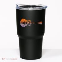 Guitar Lake Reflections Music And Guitar Lover Guitar Tumbler thumb 0