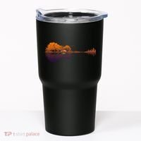 Guitar Lake Reflections Gift Music And Guitar Lover Guitar Gift Tumbler thumb 0