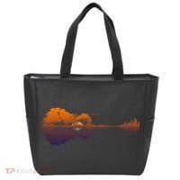 Guitar Lake Reflections Gift Music And Guitar Lover Guitar Gift Tote Bag thumb 0