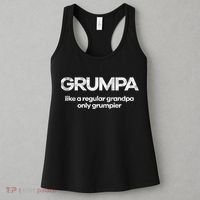 Grumpa like regular grandpa only grumpier Women's Tank Top thumb 3