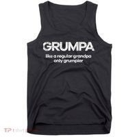 Grumpa like regular grandpa only grumpier Tank Top thumb 0