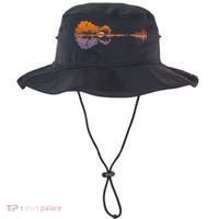 Guitar Lake Reflections Music Lover Bucket Hat thumb 0