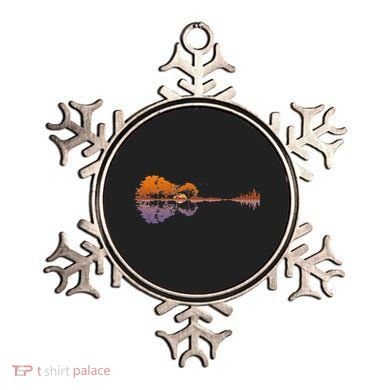 Guitar Lake Reflections Music Lover Ornament