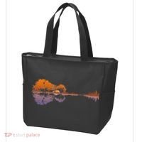 Guitar Lake Reflections Music Lover Tote Bag thumb 3