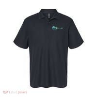 Guitar Lake Reflections Night Sky And Moon Guitar Polo thumb 0