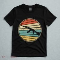 Gun Lover Retro Vintage 70s 80s Ak47 Assault Rifle Art Fun T-Shirt thumb 5
