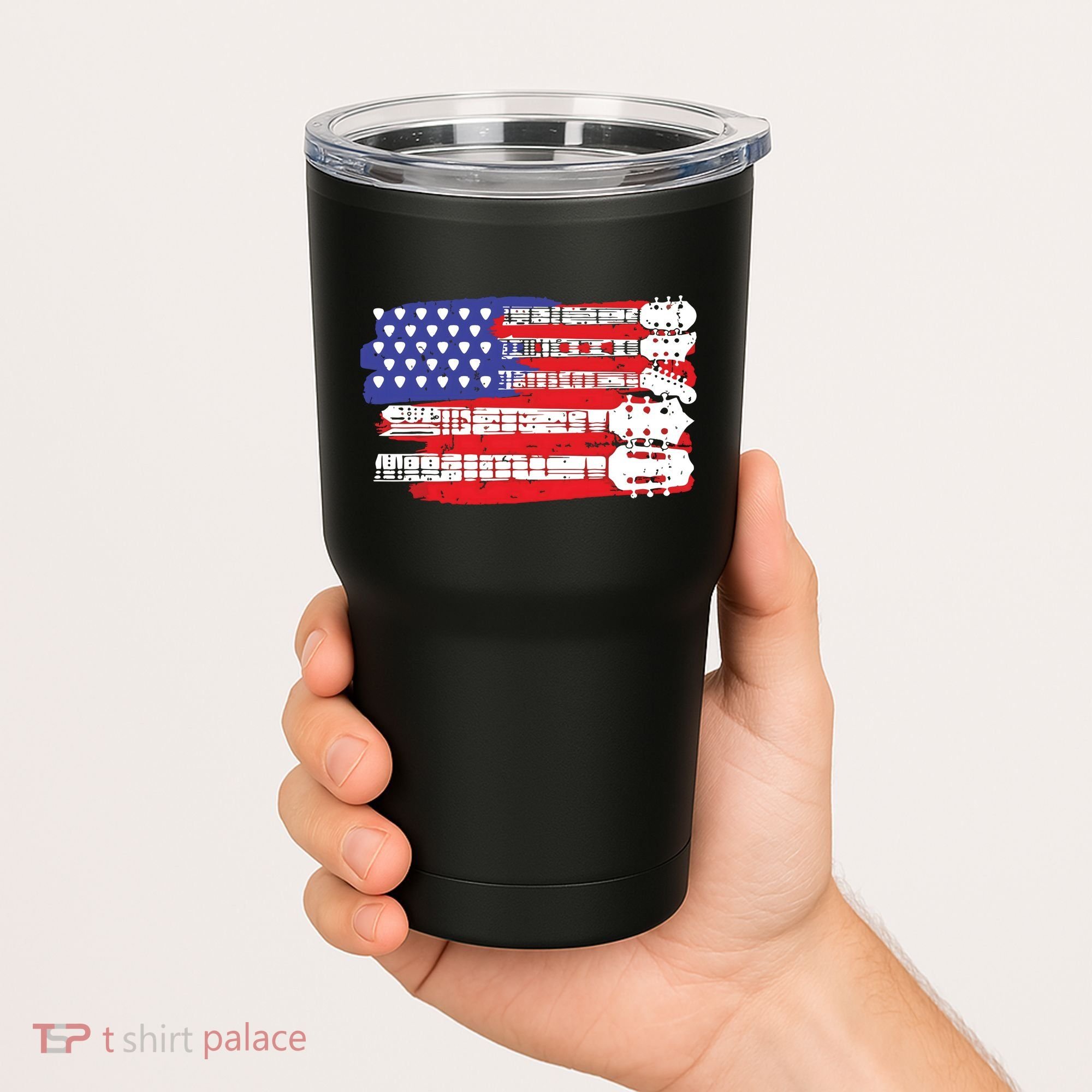 Guitar Lover Rock Music Tee Guitar Player Tumbler