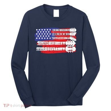 Guitar Lover Rock Music Tee Guitar Player Long Sleeve Shirt