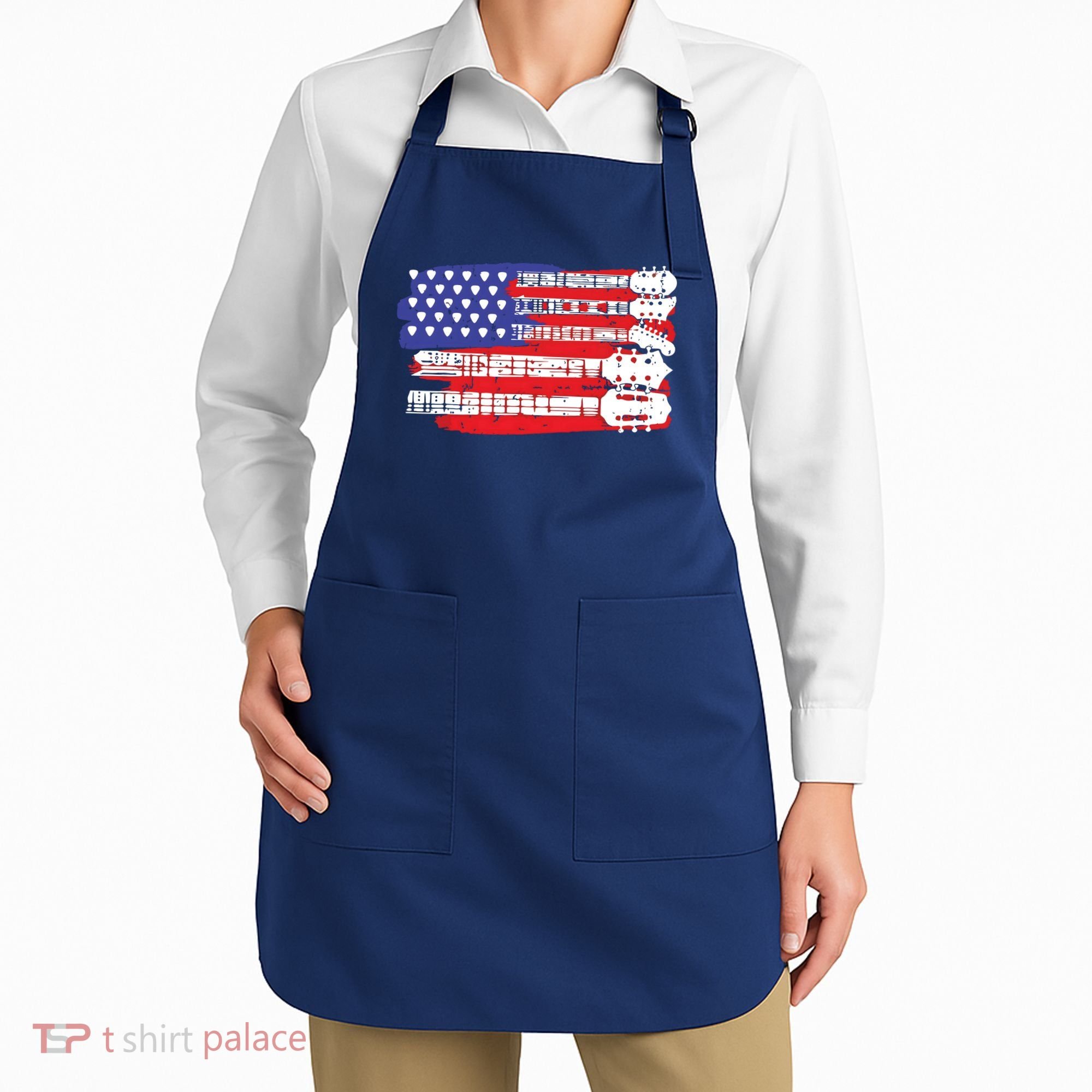 Guitar Lover Rock Music Tee Guitar Player Apron