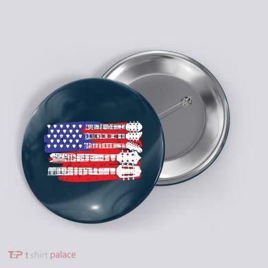 Guitar Lover Rock Music Tee Guitar Player Button