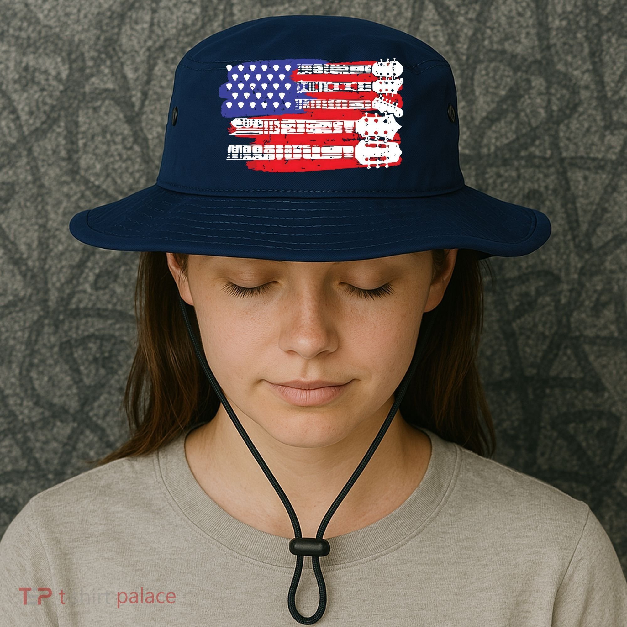 Guitar Lover Rock Music Tee Guitar Player Bucket Hat