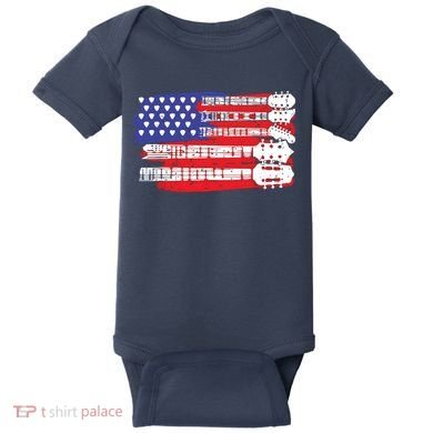 Guitar Lover Rock Music Tee Guitar Player Baby Bodysuit