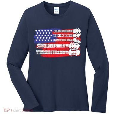 Guitar Lover Rock Music Tee Guitar Player Women's Long Sleeve Shirt