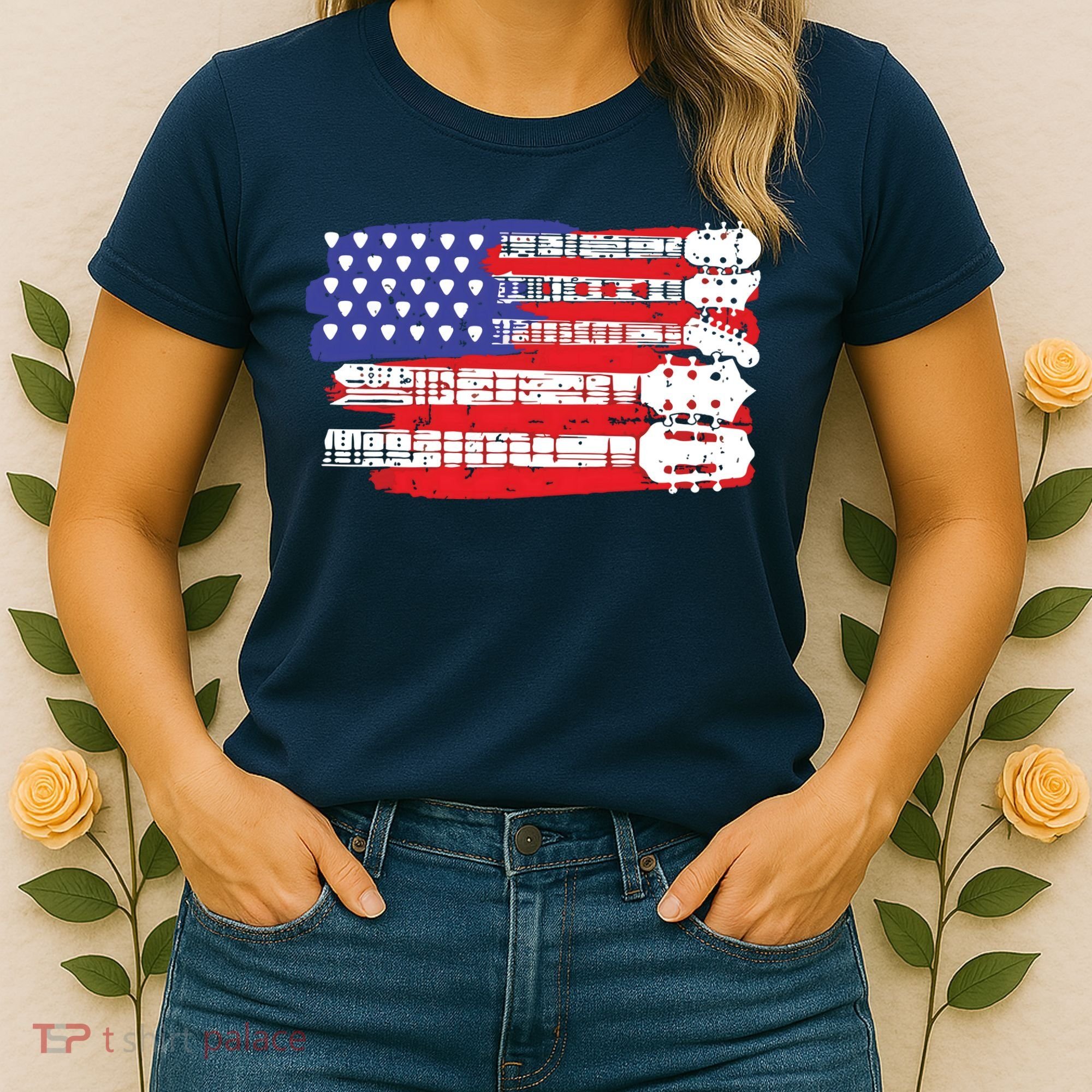 Guitar Lover Rock Music Tee Guitar Player Women's T-Shirt