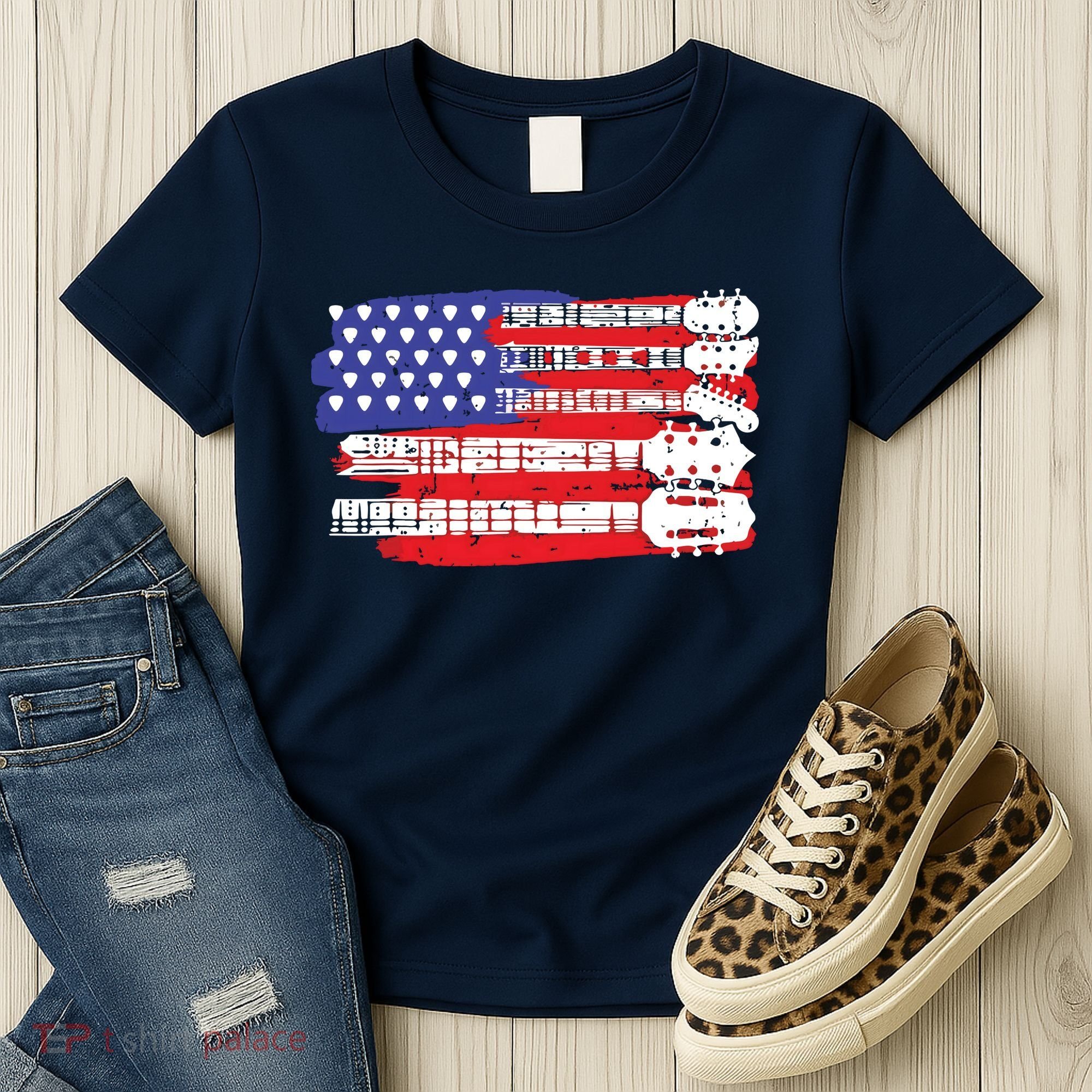 Guitar Lover Rock Music Tee Guitar Player Women's T-Shirt