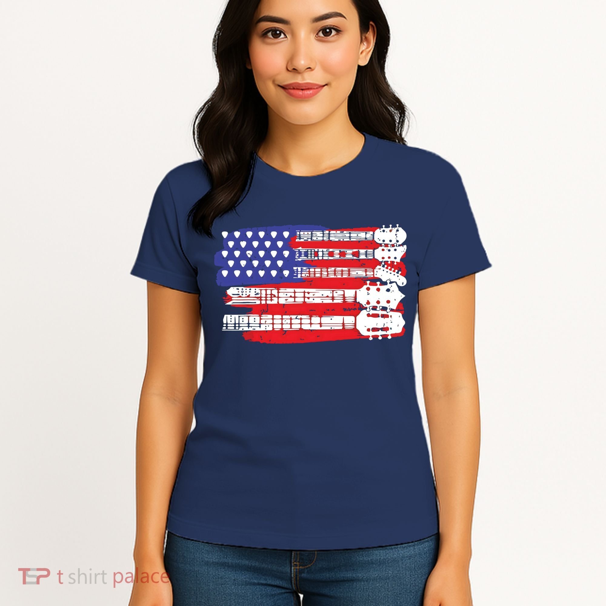 Guitar Lover Rock Music Tee Guitar Player Women's T-Shirt