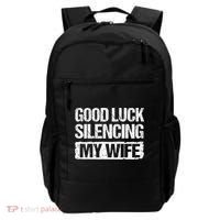 Good Luck Silencing My Wife Backpack thumb 0