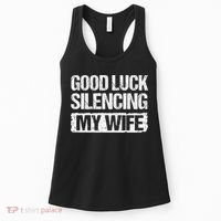 Good Luck Silencing My Wife Women's Tank Top thumb 0