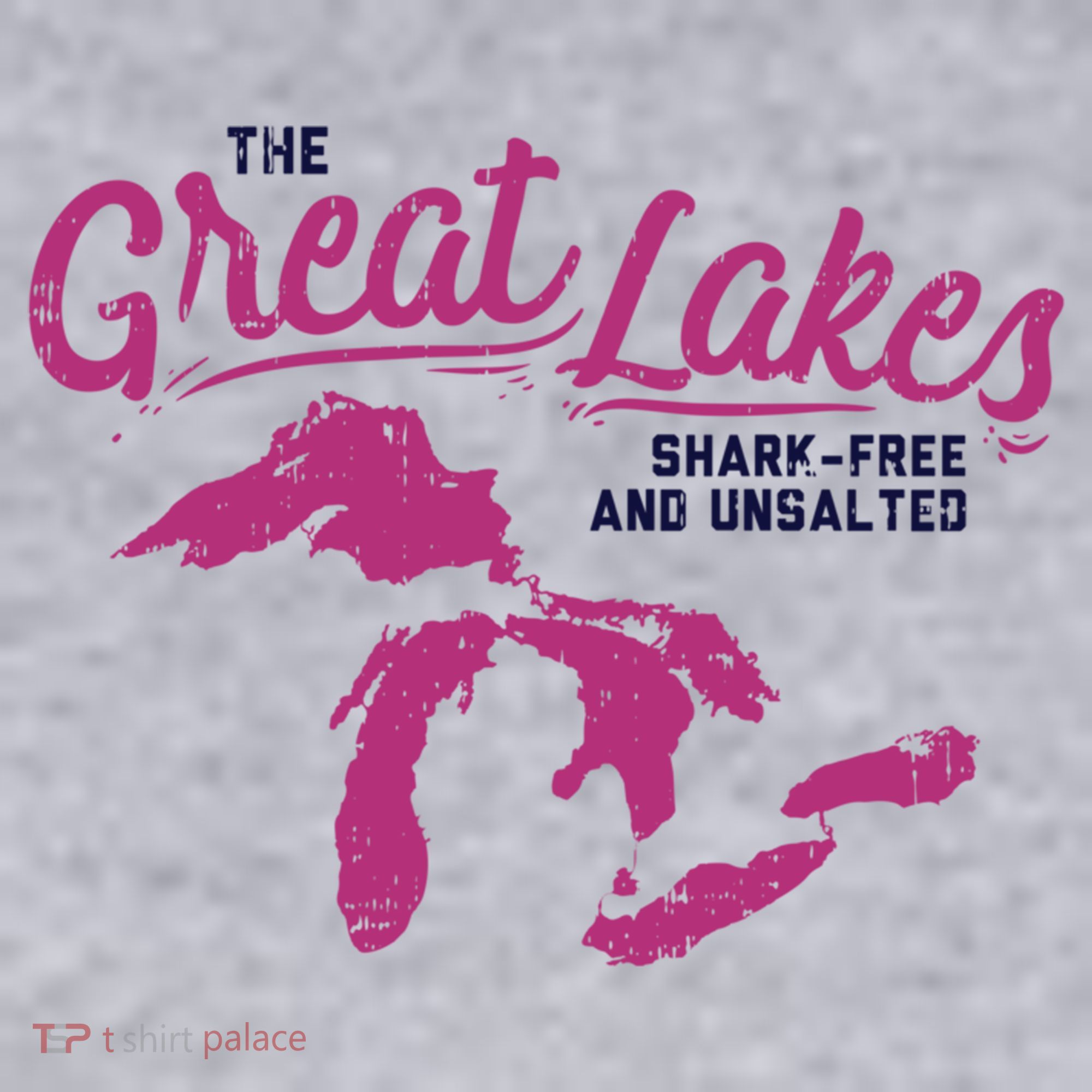 Great Lakes Shark Free And Unsalted Summer Vacation Funny Gift Women's Sweatshirt