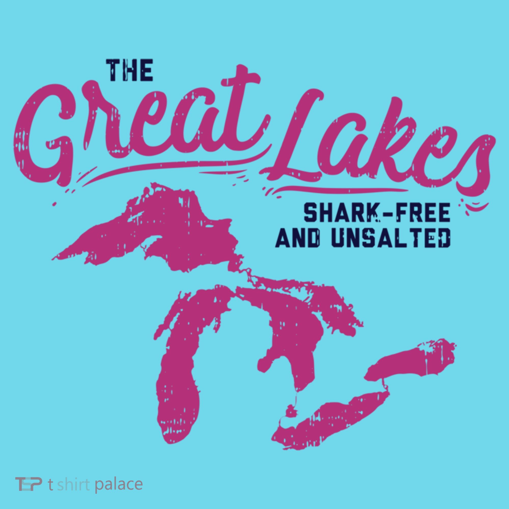 Great Lakes Shark Free And Unsalted Summer Vacation Funny Gift Kids Long Sleeve Shirt