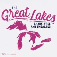 Great Lakes Shark Free And Unsalted Summer Vacation Funny Gift Women's Tank Top thumb 5