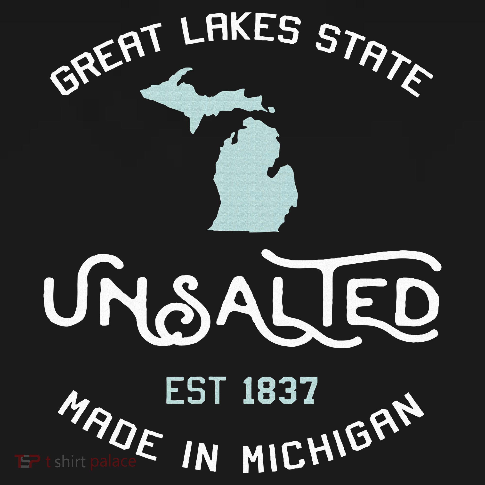 Great Lakes State Unsalted Est 1837 Made In Michigan Long Sleeve Shirt