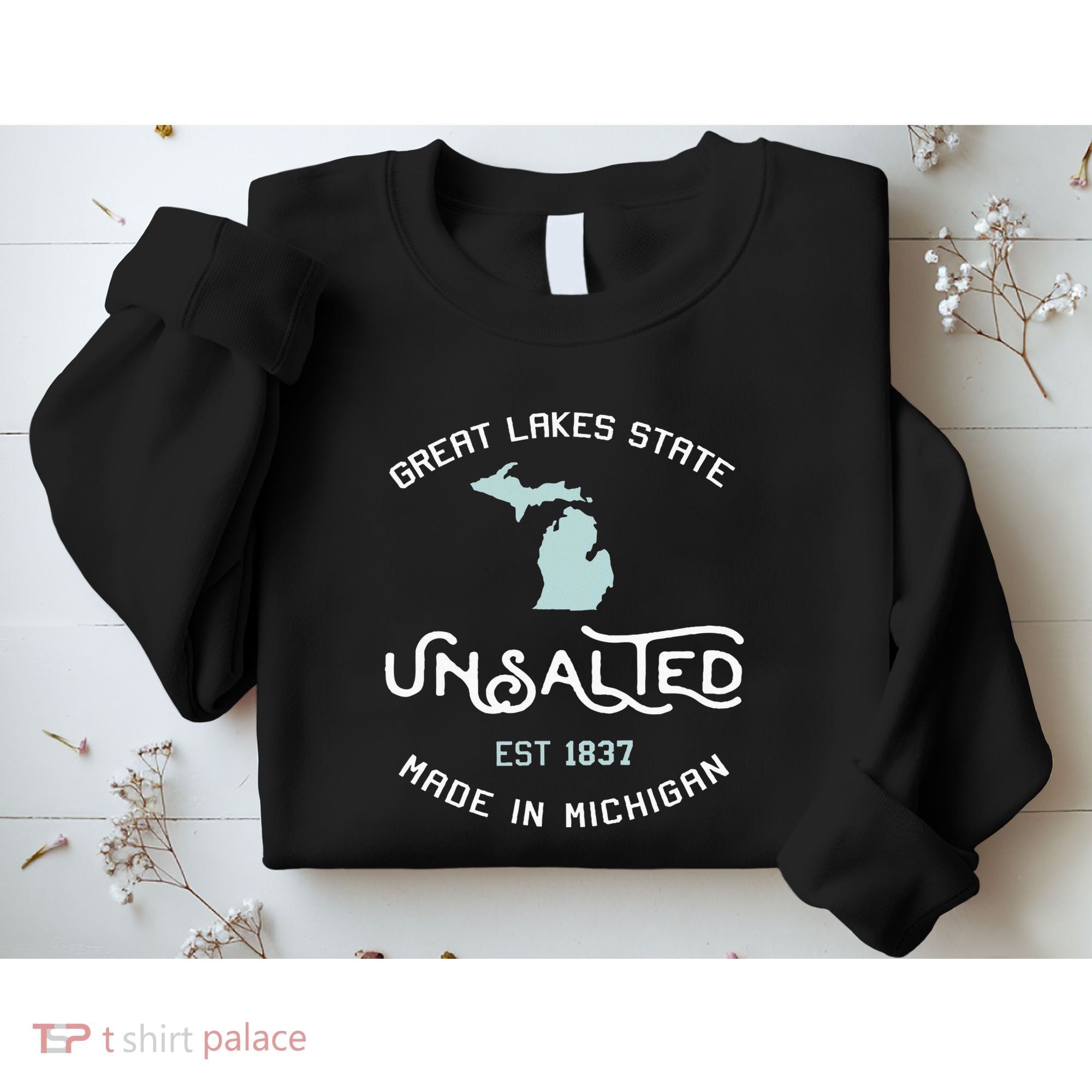 Great Lakes State Unsalted Est 1837 Made In Michigan Sweatshirt