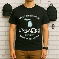 Great Lakes State Unsalted Est 1837 Made In Michigan T-Shirt thumb 6