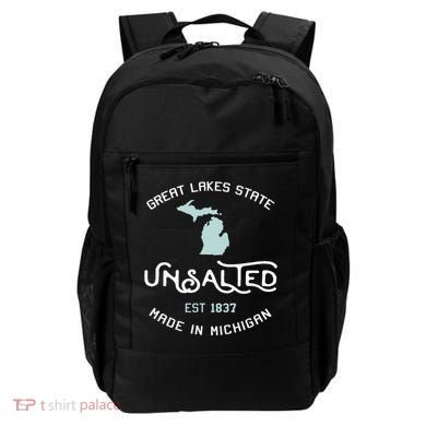 Great Lakes State Unsalted Est 1837 Made In Michigan Backpack