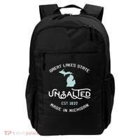 Great Lakes State Unsalted Est 1837 Made In Michigan Backpack thumb 0
