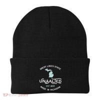 Great Lakes State Unsalted Est 1837 Made In Michigan Beanie thumb 0