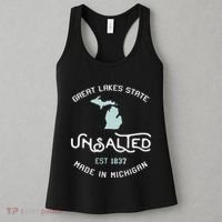 Great Lakes State Unsalted Est 1837 Made In Michigan Women's Tank Top thumb 3