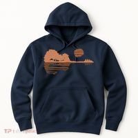 Guitar Lake Shadow Black History BLM Musician Guitarist Hoodie thumb 0