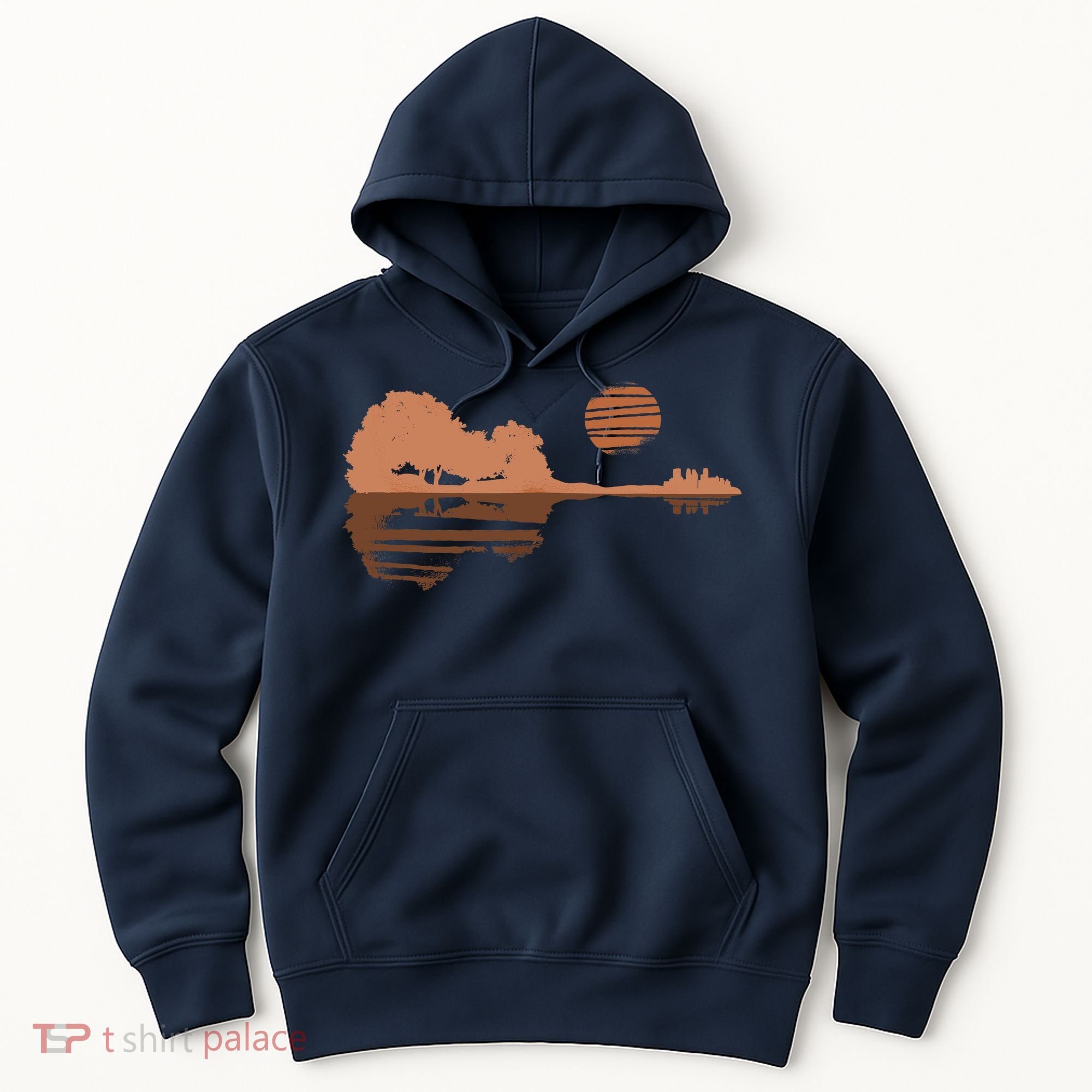 Guitar Lake Shadow Black History BLM Musician Guitarist Hoodie
