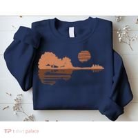 Guitar Lake Shadow Black History BLM Musician Guitarist Sweatshirt thumb 2