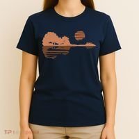 Guitar Lake Shadow Black History BLM Musician Guitarist T-Shirt thumb 4