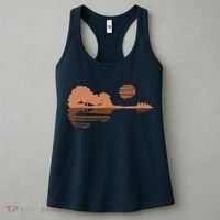 Guitar Lake Shadow Black History BLM Musician Guitarist Women's Tank Top thumb 3