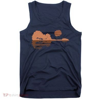 Guitar Lake Shadow Black History BLM Musician Guitarist Tank Top