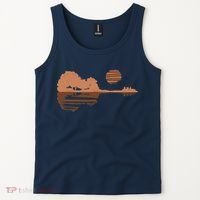 Guitar Lake Shadow Black History BLM Musician Guitarist Tank Top thumb 2