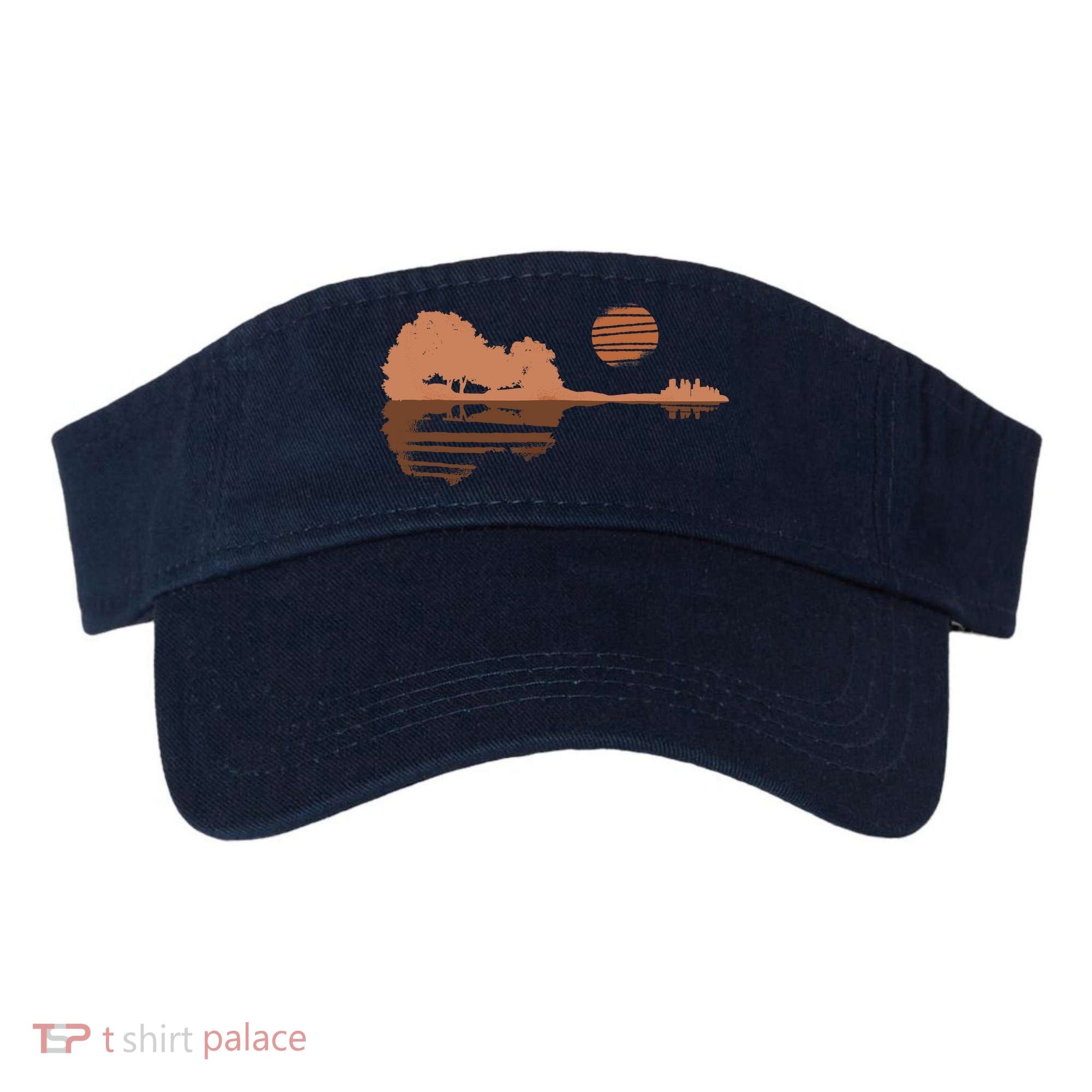 Guitar Lake Shadow Black History BLM Musician Guitarist Visor